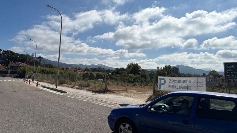 Nigrán recupera un aparcamiento gratuito para más de 300 coches junto a Praia América