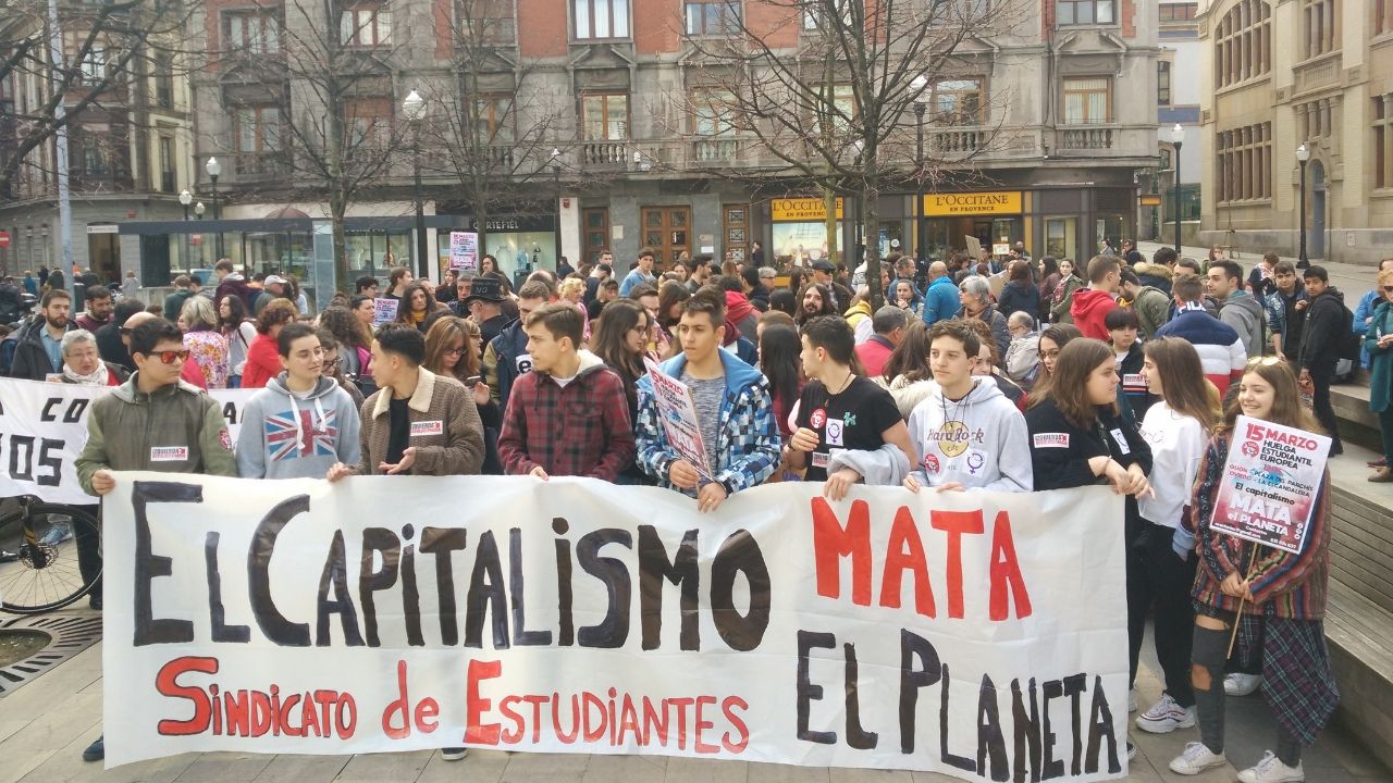 Manifestación por el clima en Gijón.Manifestación por el clima en Gijón