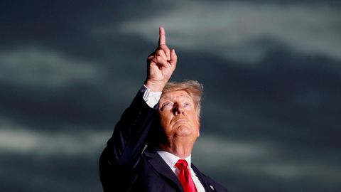 Trump, at an event in Sarasota with his supporters in July 2021.