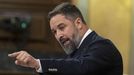 Santiago Abascal, lder de Vox, este martes en el debate del estado de la nacin en el Congreso