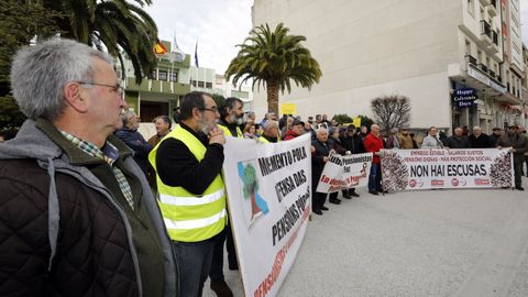 Protesta por las pensiones en Foz