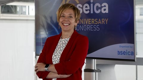 Marisol Soengas presentó el congreso del 40.º aniversario de la Asociación Española de Investigación sobre el Cáncer (Aseica), que se celebrará en noviembre en A Coruña.