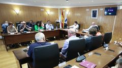 Imagen del pleno de organizacin, con todos los concejales. Este mircoles no pudieron asistir cuatro, uno del PSOE y tres del PP