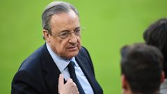 El presidente del Real Madrid, Florentino Pérez