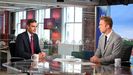 El presidente del Gobierno, Pedro Sánchez, en una entrevista en el programa Morning Joe, del canal MSNBC, este miércoles durante su visita a Nueva York