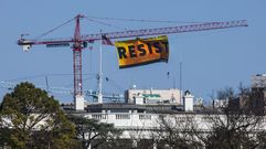 Espectacular protesta de Greenpeace contra Trump en Washington