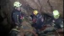 Imagen del rescate de los 12 nios en la cueva de Tham Luang, en Tailandia