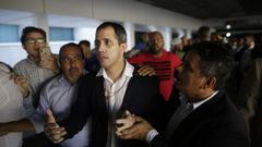 Violento regreso de Juan Guaid a Venezuela