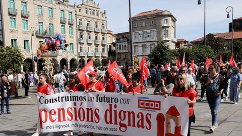 Manifestacin de CC.OO. en Pontevedra