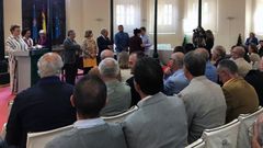 Acto de homenaje a los funcionarios del Ayuntamiento de Oviedo con motivo de la festividad de Santa Rita de Casia