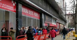 Colas El Molin�n afici�n Sporting