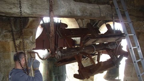 La matraca de la catedral de Tui fue rehabilitada en el año 2014