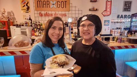 Arepa Pabelln del Margot, la chica de ayer (Vigo).