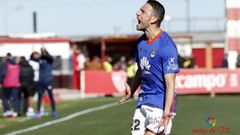 Rocha celebra su tanto frente al Sevilla Atletico