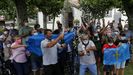 Vecinos de Somao celebran la concesión del Premio al Pueblo Ejemplar de Asturias 2020