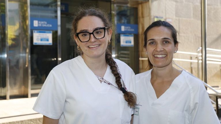 De Asturias a Ourense para trabajar como enfermera especialista: «Mi idea es quedarme, estamos muy contentos aquí»