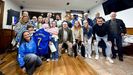 Foto de familia en la Pe�a Azul Wences