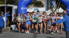 A Pobra acogi el Campionato Xunta de Galicia de Marcha en Ruta