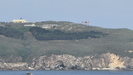 Imagen del helic�ptero de Salvamento Mar�timo en las inmediadiones de cabo Prior.