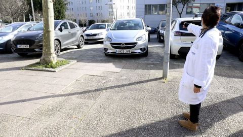 Cuatro profesionales del centro médico de Fontiñas fueron multados por aparcar