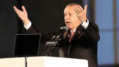 El presidente Erdogan