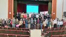 El claustro del colegio de Maristas en la capital ourensana particip en una jornada dirigida por Juan Verde