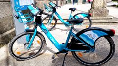 Imagen de las bicicletas elctricas del servicio pblico del ayuntamiento de Tui.