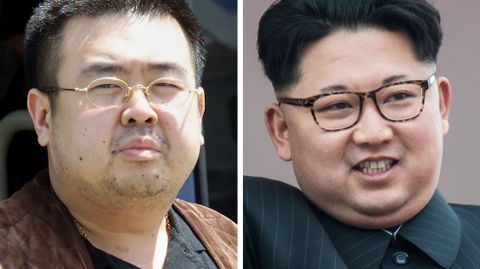 Kim Jong-Nam y Kim Jong-Un