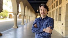 El investigador lucense David Prez Pieiro en la Universidad de Stanford