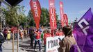 CC.OO. y UGT se manifestaron de manera conjunta por las calles de Ourense