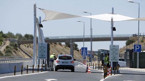 Peaje en una autova de Portugal