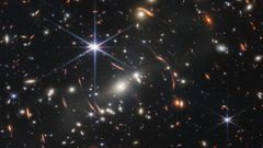 Imagen tomada por el telescopio James Webb y hecha pblica por la NASA