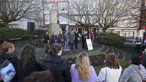 Declaracin institucional del 25-N en Ferrol.