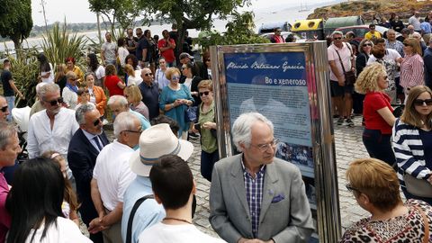 ACTO DEL HOMENAJE A PLACIDO BETANZOS EN EL QUE BAUTIZO´CON SU NOMBRE EL PASEO MARITIMO DE PALMEIRA
