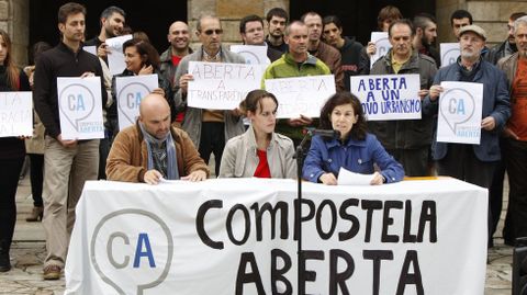 Presentacion de Compostela Aberta, en octubre del 2014