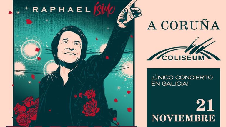 Raphael regresará este 21 de septiembre a A Coruña