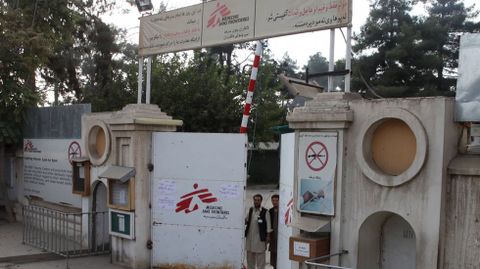 Exterior del hospital de MSF en Kunduz