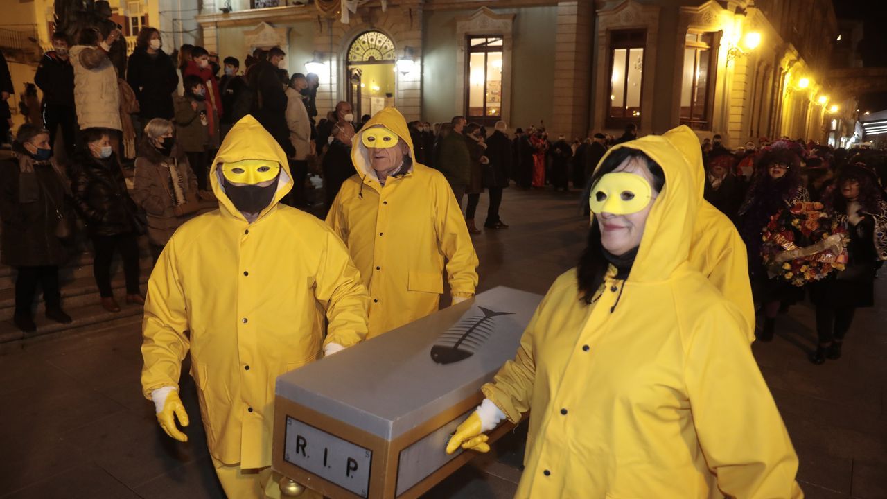 Adeus ao entroido de Lugo 2022.Imagen de archivo de la Festa da Cachucha