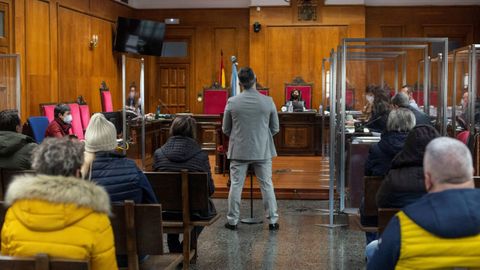 Juicio de la Operación Zamburiña, celebrado en enero en la Audiencia provincial