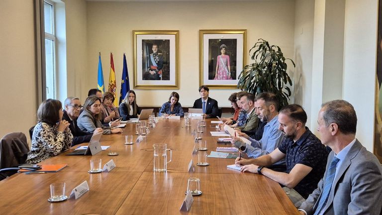 Reunión mantenida para abordar la siniestralidad laboral