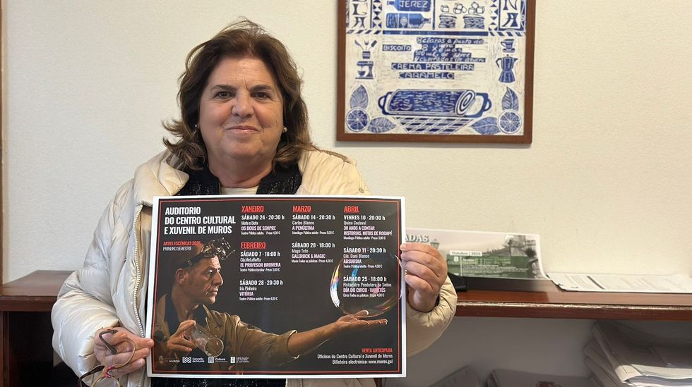 Mira las fotos del arranque de las fiestas de San Mauro en Lam�n.Caridad Gonz�lez, concejala de Cultura de Muros