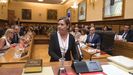 La presidenta de Foro, Carmen Moriyón, durante su toma de posesión en el pleno constitutivo del nuevo Ayuntamiento de Gijón