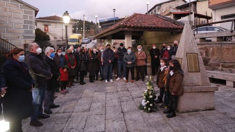 Homenaje a las víctimas de los atentados del 11M en As Curuxeiras.