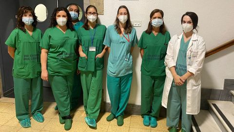 El equipo del Chop que realiz la operacin del implante bilateral en el Hospital Provincial
