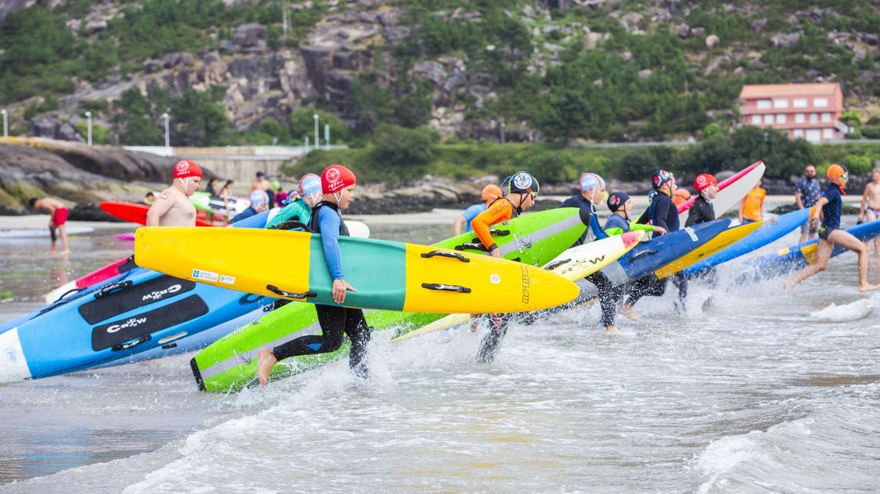 Imagen de archivo de una prueba valedera para el aut�nomo de socorrismo celebrado en O �zaro.