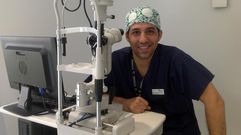 Antonio V�zquez en el Optegra Eye Hospital de Central London