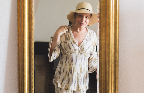 ngeles Garca, enferma de cncer de mama