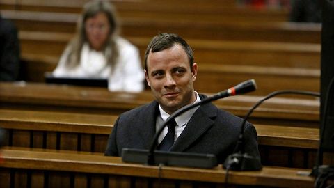 Pistorius durante una nueva jornada del juicio 