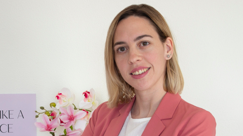 Luc�a Almagro, biotecn�loga e investigadora.