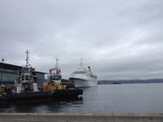 El �Albatros�, en el muelle de Trasatl�nticos
